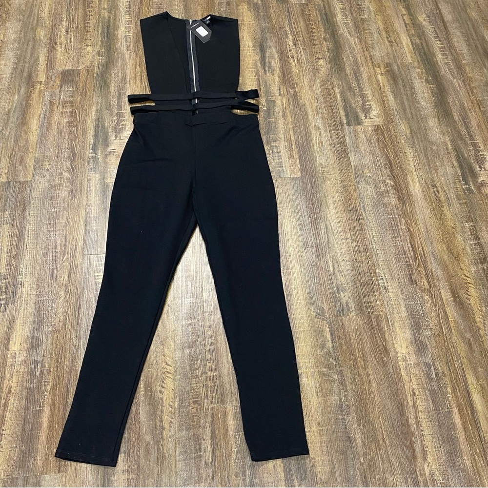Fashion Nova Black 'Don't Call Me Up'‎ Jumpsuit - Picture 8 of 10